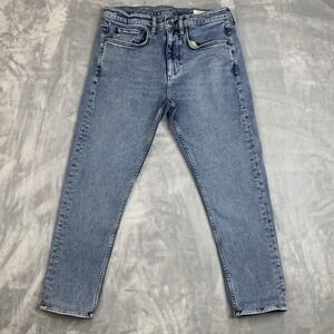 Rag & Bone Fit 1 Skinny Jeans Mens Size 31x32 Camber Blue Denim Pants
